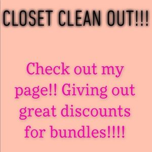 Check out my page for discounts!!